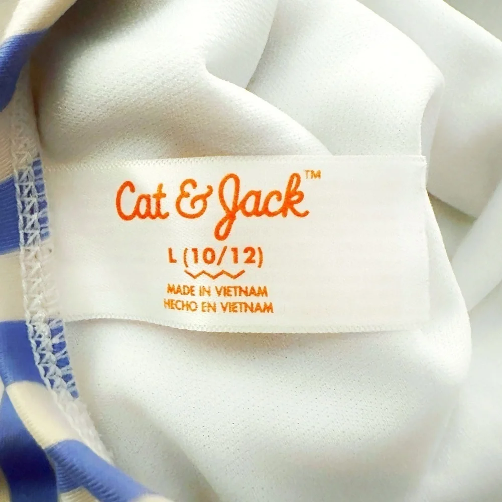 Cat & Jack | Ruffle Shoulder One Piece Suit (L)